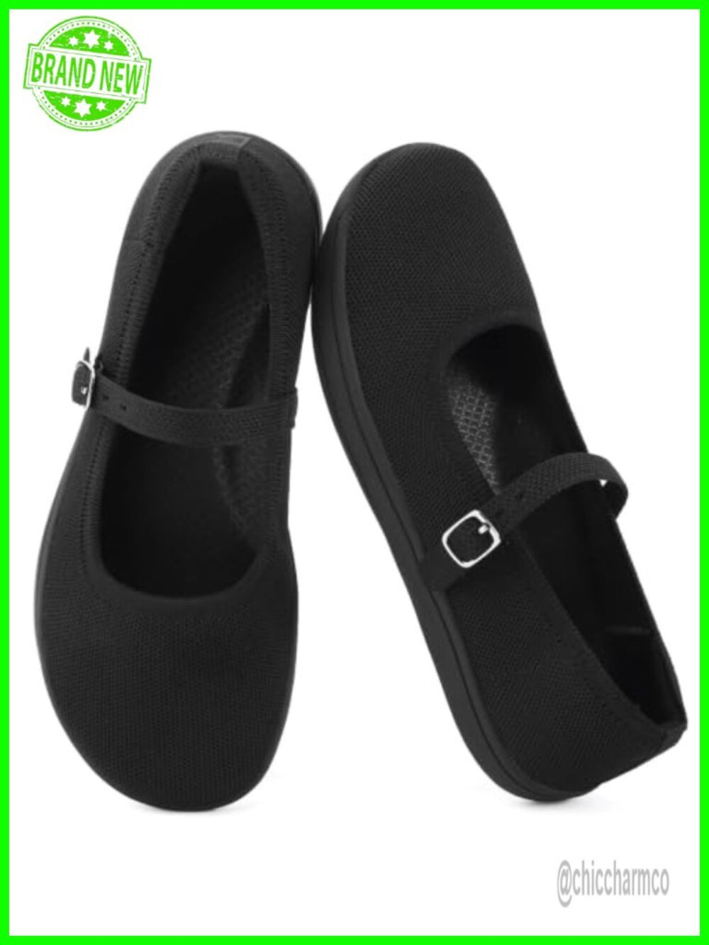 Women's Wide Toe Box Barefoot Mary Jane Flats with Arch Support